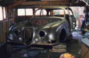 The body shell prior to painting - click for larger picture